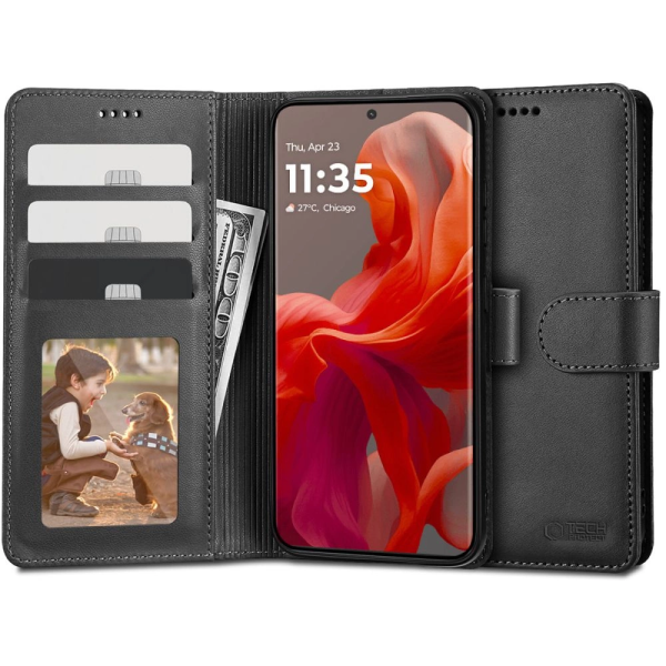 Чехол Tech-Protect Wallet для Motorola Moto G85 5G - черный