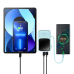 Baseus Qpow power bank 10000mAh built-in USB Type-C cable 22.5W Quick Charge SCP AFC FCP blue (PPQD020103)