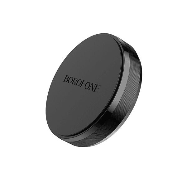 Обложка книги «Borofone Car holder BH7 Platinum magnetic, stick-on base black»