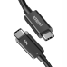 Ugreen USB Typ C - USB Typ C (Thunderbolt 3 - 40 Gbps / USB 3.2 Gen 2) cable Quick Charge Power Delivery 100 W 5 A 2 m black (US341 70952)
