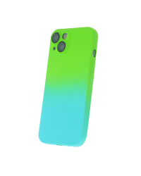 Fusion Neogradient case 3 силиконовый чехол для Samsung A346 Galaxy A34 5G зеленый голубой