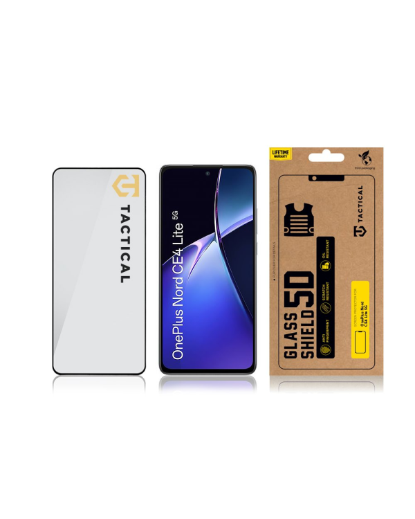 Tactical Glass Shield 5D OnePlus Nord CE4 Lite 5G черный