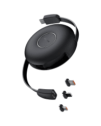 Magnetic USB cable Baseus Zinc 3in1 USB-C / Lightning / Micro 20W, 1m (black)