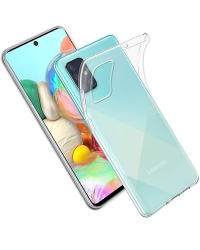 Reals Case ultra 1 mm прочный силиконовый чехол для Samsung A715 Galaxy A71 прозрачный
