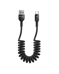 USB Spring Cable to USB-C Mcdodo Omega CA-6420 1.8m (Black)