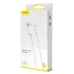 Baseus CALSW-02 Lightning (MD818) Провод для Зарядки 2.4A / 100 cm Белый