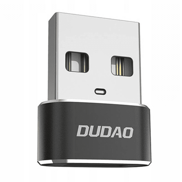 Adapter Dudao L16AC USB-C to USB (black) Adapter Dudao L16AC USB-C to USB (black)