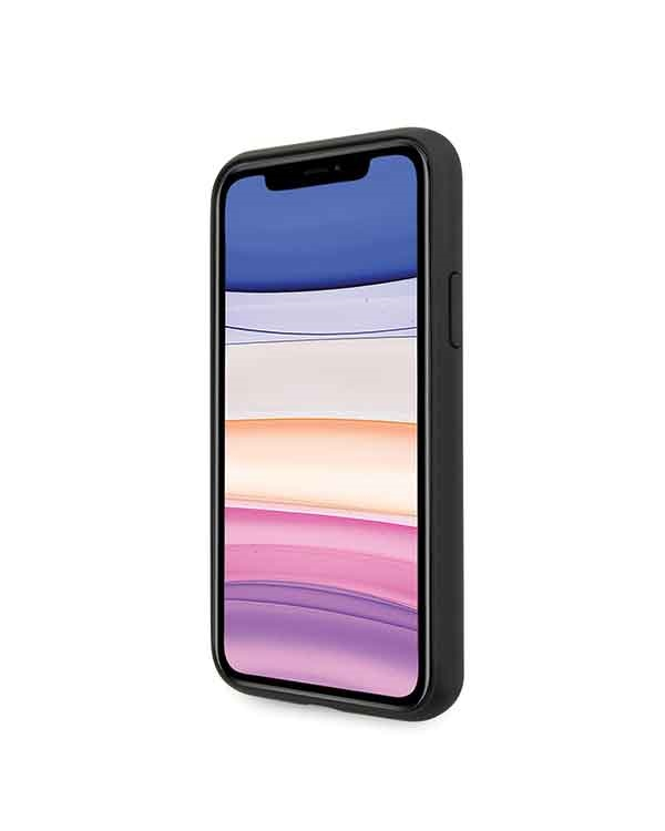 GUHCN61G4GLGR Чехол Guess 4G Stripe для iPhone 11 серый