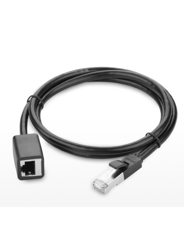 Дополнительное изображение книги «Удлинительный кабель Ugreen Ethernet RJ45 Cat 6 FTP 1000Mbps 2m Black (NW112 11281)»