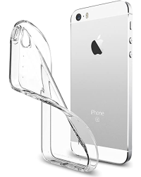 Fusion Ultra Back Case 1 mm Прочный Силиконовый чехол для Apple iPhone 5 / 5S / SE Прозрачный