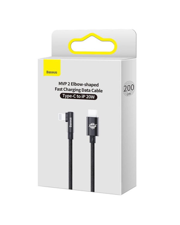 Baseus USB-C to Lightning MVP 20W 2m Cable (Black)