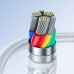 Joyroom USB cable - USB C 3A Surpass Series for fast charging and data transfer 2 m white (S-UC027A11)
