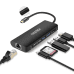 Дополнительное изображение книги «Choetech docking station adapter hub USB Typ C 6in1 100W PD black (HUB-M05)»