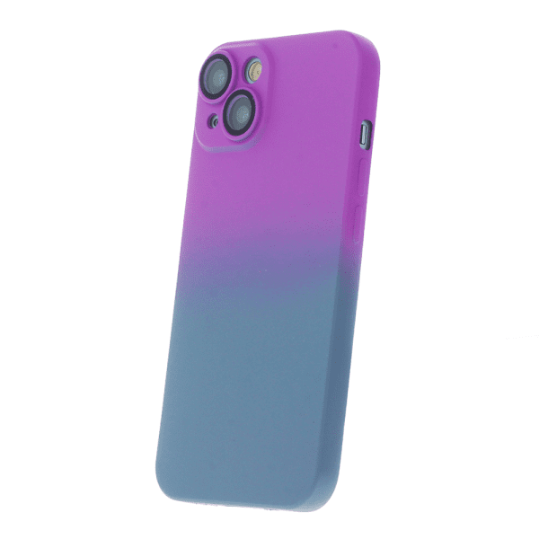 Fusion Neogradient case 2 силиконовый чехол для Samsung A145 Galaxy A14 4G | 5G фиолетовый синий