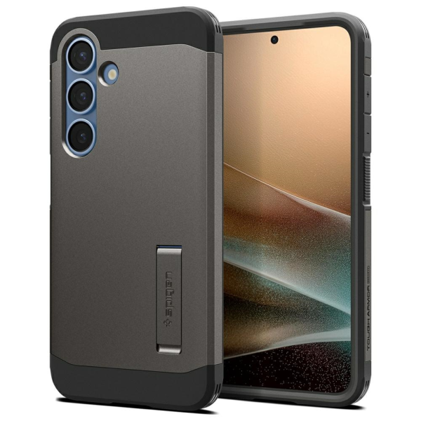 Etui Spigen Tough Armor MagSafe do        Samsung Galaxy S25 szary