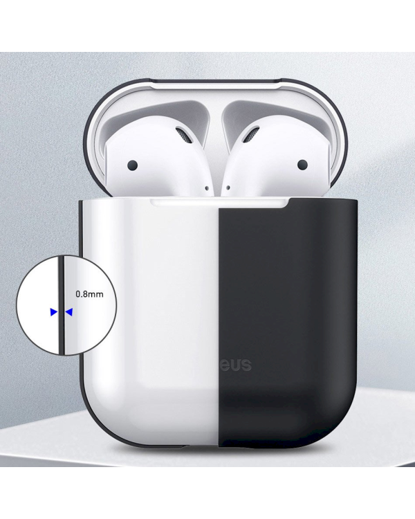 Baseus Ultrathin Series Силиконовый чехол для наушников Apple Airpods 1 / 2 Розовый