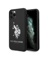 Силиконовая коллекция US Polo USHCN65SLHRBK iPhone 11 Pro Max czarny|black