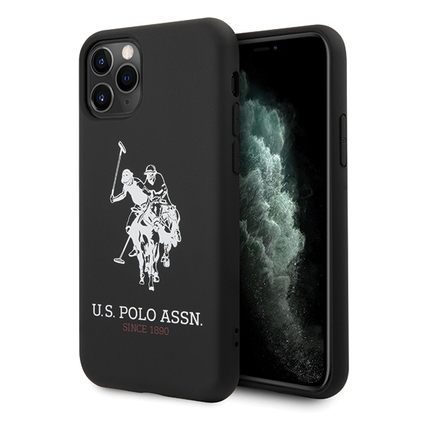 Силиконовая коллекция US Polo USHCN65SLHRBK iPhone 11 Pro Max czarny|black
