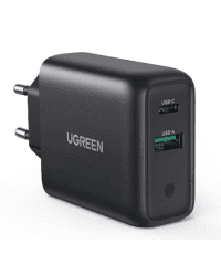 Wall Charger UGREEN CD170, USB QC3.0, USB-C PD, 36W (black) 