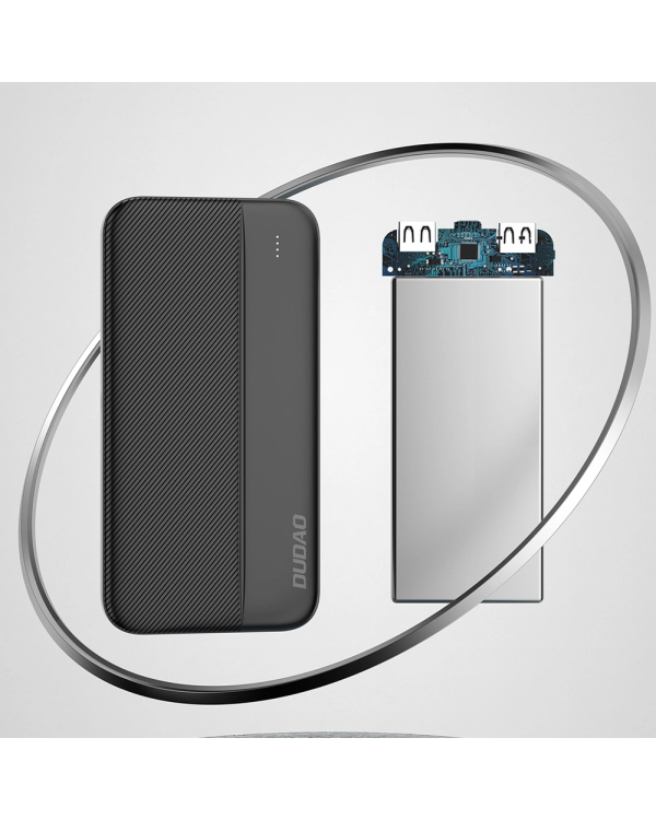 Дополнительное изображение книги «Dudao K4S powerbank 2x USB Type A 10000mAh 5V | 2A черный»