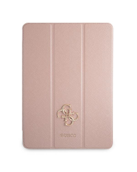 Guess GUIC12PUSASPI iPad 12,9" 2021 Book Cover różowy|pink Saffiano Collection