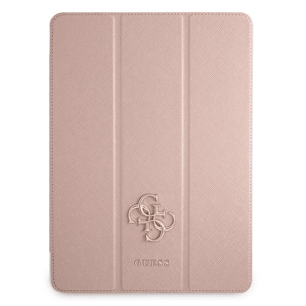 Guess GUIC12PUSASPI iPad 12,9" 2021 Book Cover różowy|pink Saffiano Collection