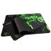 Игровой коврик для мыши E-Blue Cobra S черный / зеленый (280x225 мм)