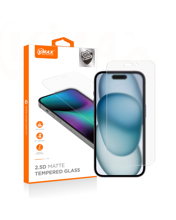 Vmax tempered glass 0.33mm clear glass for iPhone XR | 11 matte