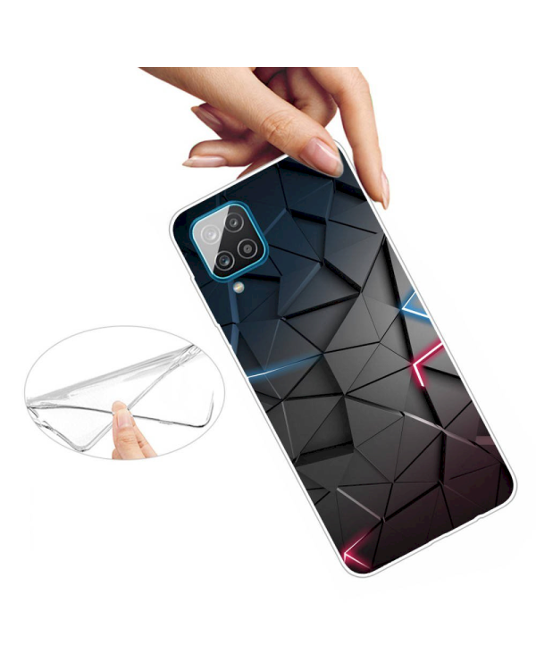 Fusion triangle силиконовый чехол для Samsung A125 Galaxy A12 черный