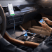 Car charger 2x USB C 70W with LED display Joyroom JR-CCD02 - black