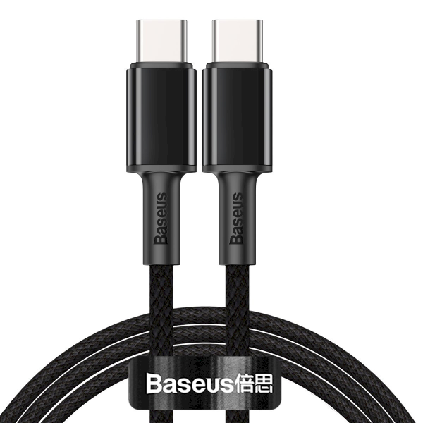 USB-C to USB-C Cable Baseus High Density Braided, 100W, 2m (Black)