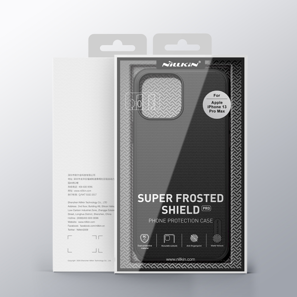 Обложка книги «Nillkin Super Frosted PRO Magnetic Back Cover for iPhone 13 Pro Max Black»