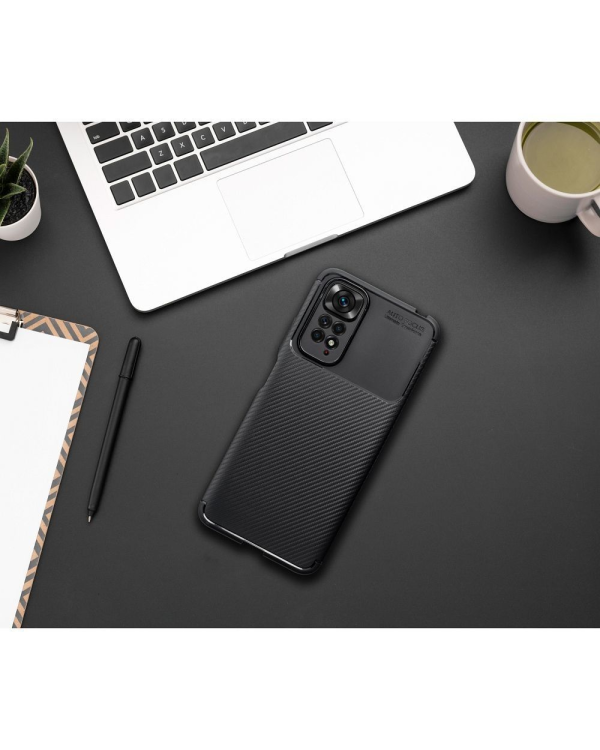 Fusion Carbon Premium силиконовый чехол для Samsung A22 5G черный
