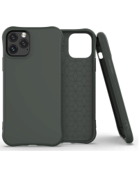 Fusion Solaster Back Case Силиконовый чехол для Apple iPhone 11 Pro Max Темно Зеленый