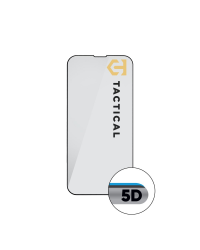 Tactical Glass Shield 5D for Apple iPhone 13|13 Pro|14 Black