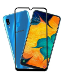 Fusion Full Glue 5D Tempered Glass Защитное стекло для экрана Samsung A105 Galaxy A10 Черное