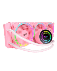 Darkflash TR-360 RGB PC Watercooler AiO, Pink (Triple, 120x120)