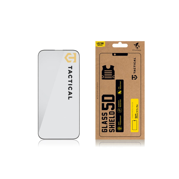 Обложка книги «Tactical Glass Shield 5D for Apple iPhone 16 Pro Max Black»