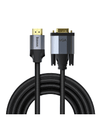 Baseus Enjoyment Series VGA Male To HDMI Male Cable 2m Dark gray