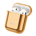 Baseus Shining Hook Силиконовый чехол для наушников Apple Airpods 1 / 2 золотой