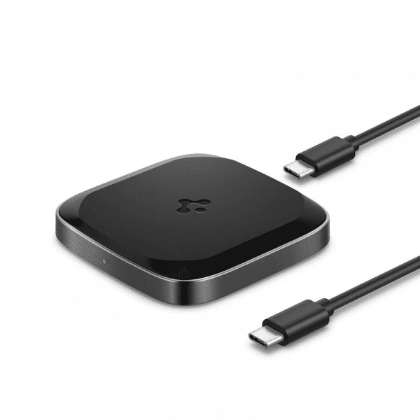 Обложка книги «SPIGEN PF2004 POWERARC WIRELESS CHARGER 15W BLACK»