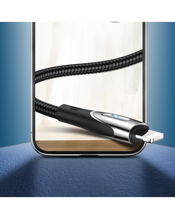 Кабель USB для Lightning Joyroom Sharp S-M411 2.4A, 3м (черный)