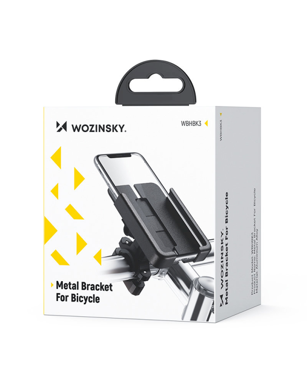 Wozinsky Metal Bike Smartphone Handlebar Mount Black (WBHBK3)