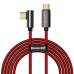 Cable USB-C to USB-C Baseus Legend Series, PD, 100W, 2m (red)
