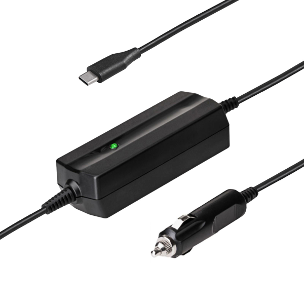 Автомобильный блок питания для ноутбука Akyga AK-ND-83 5-20V | 3-3.25A 65W USB Type C 1.8m Power Delivery