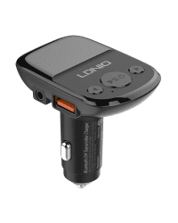 FM transmitter LDNIO C706Q with Bluetooth, 2x USB, AUX (black)