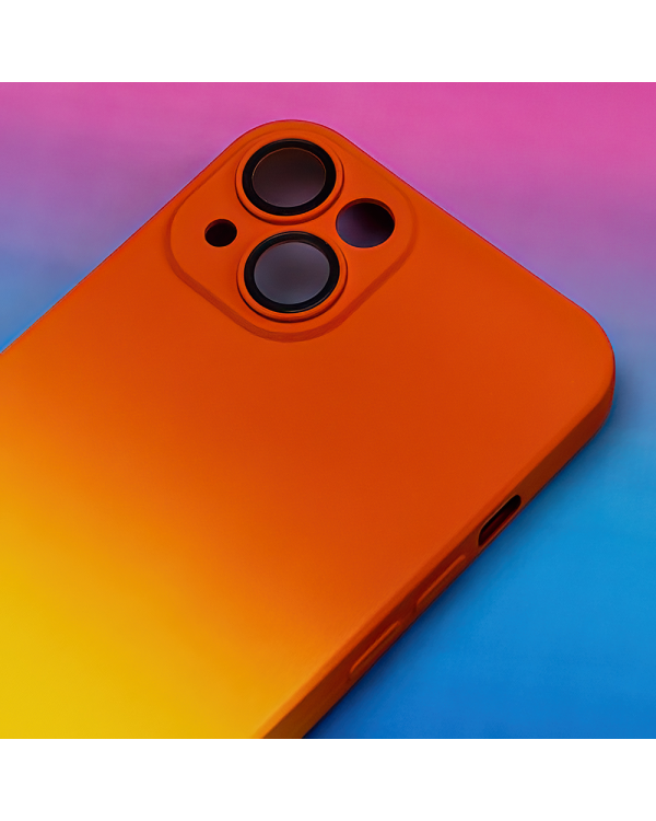 Fusion Neogradient case 1 силиконовый чехол для Samsung A546 Galaxy A54 5G оранжевый - желтый