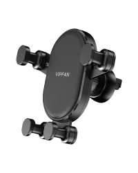 Gravity mount Vipfan H01 for ventilation outlet or dashboard, adjustable (black)