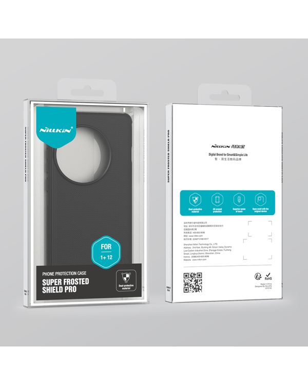 Задняя крышка Nillkin Super Frosted PRO для OnePlus 12 черная