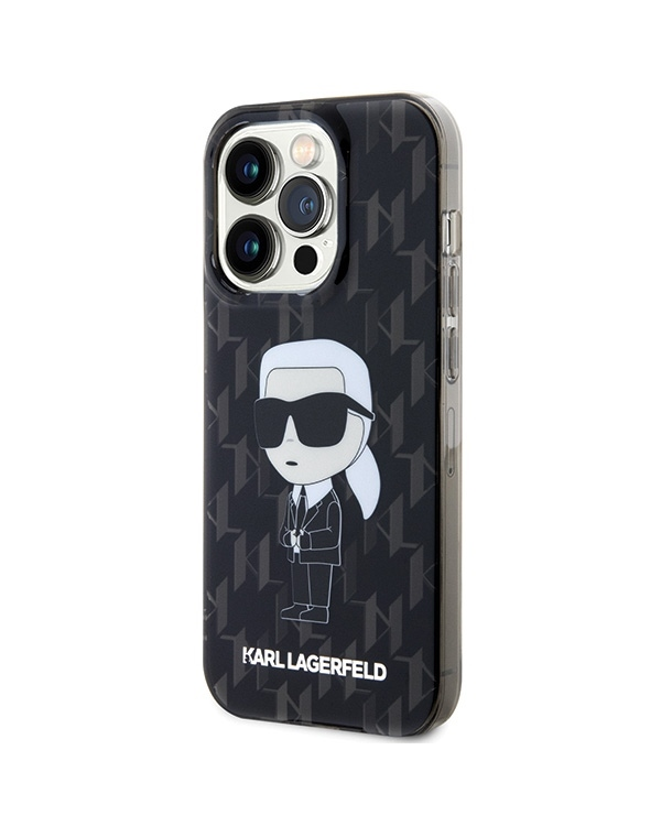 Дополнительное изображение книги «Karl Lagerfeld KLHCP15XHNKMKLK iPhone 15 Pro Max 6.7" czarny|black hardcase Monogram Ikonik»
